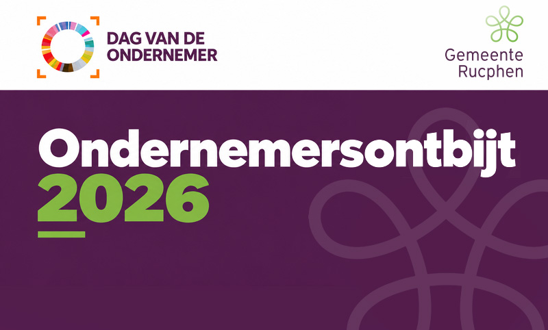 Ben jij ondernemer in de gemeente Rucphen? Start de Dag van de Ondernemer op vrijdag 20 november met een gezamenlijk ontbijt. Ontmoet collega-ondernemers, praat bij met het college van B&W en begin de dag goed. Deze editie is extra bijzonder: burgemeester Van der Meer Mohr neemt tijdens haar laatste ondernemersontbijt afscheid van de ondernemers in onze gemeente.